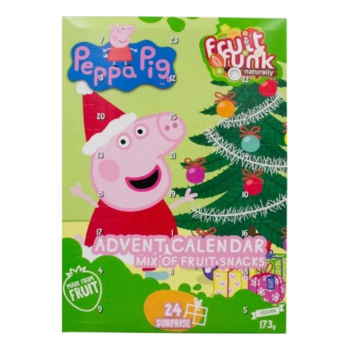 Fruitfunk Adventní kalendář prasátko Peppa 173g